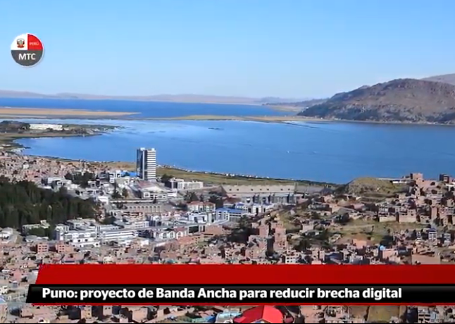 PUNO: Proyecto de Banda Ancha para reducir la brecha digital (VIDEO)