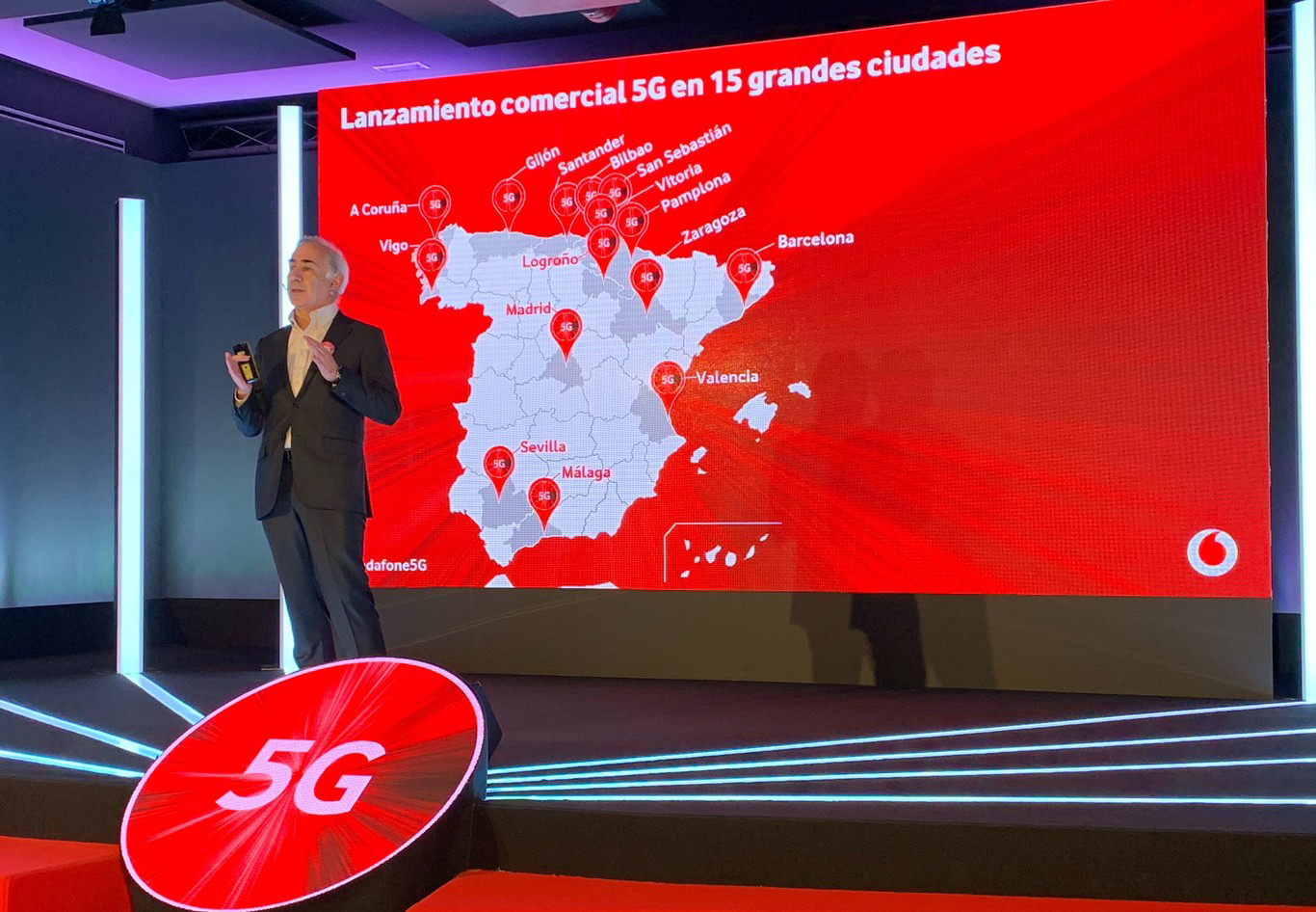 Cobertura 5G con Vodafone: todas las ciudades de España que ya tienen 5G